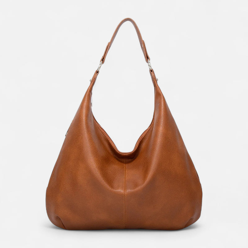 Grand sac à main hobo de cours souple Mila