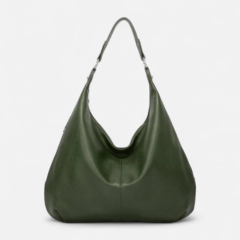 Grand sac à main hobo de cours souple Mila