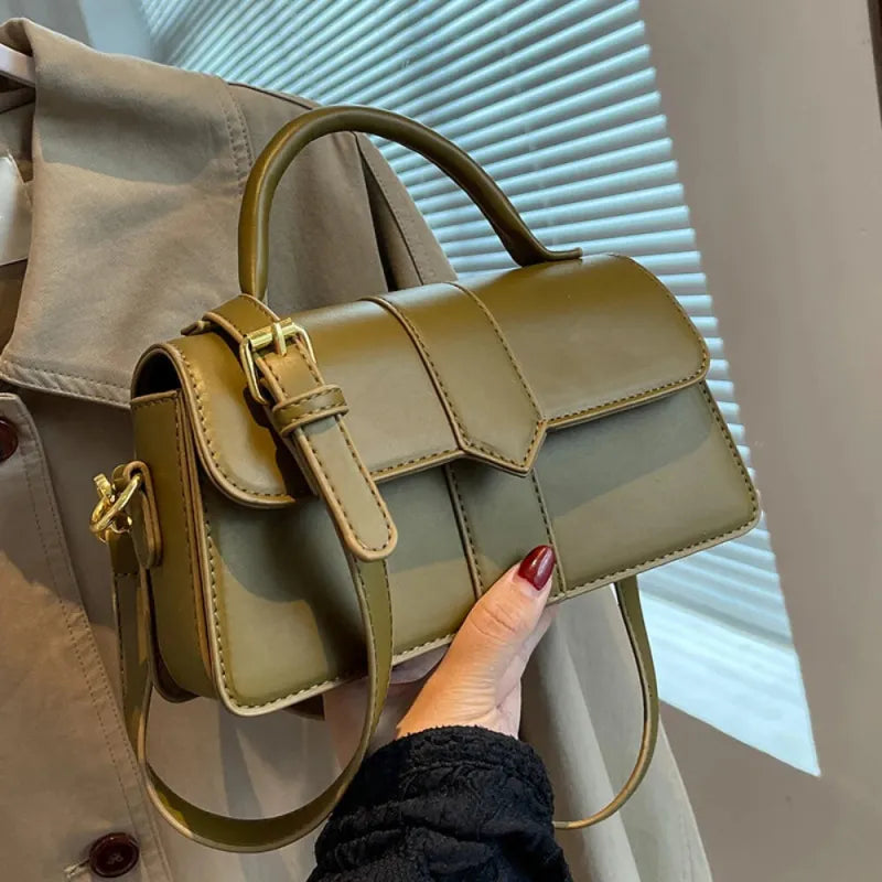 Petit sac à main bandoulière à rabat Amalia