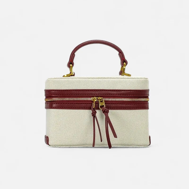Petit sac à main bandoulière en toile Thaïs