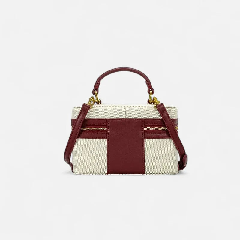 Petit sac à main bandoulière en toile Thaïs