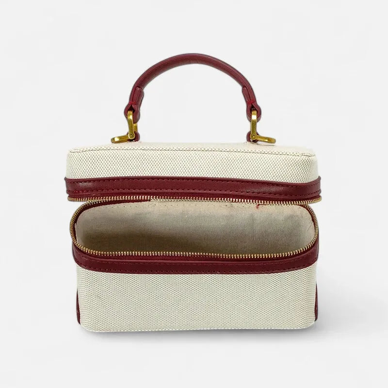 Petit sac à main bandoulière en toile Thaïs