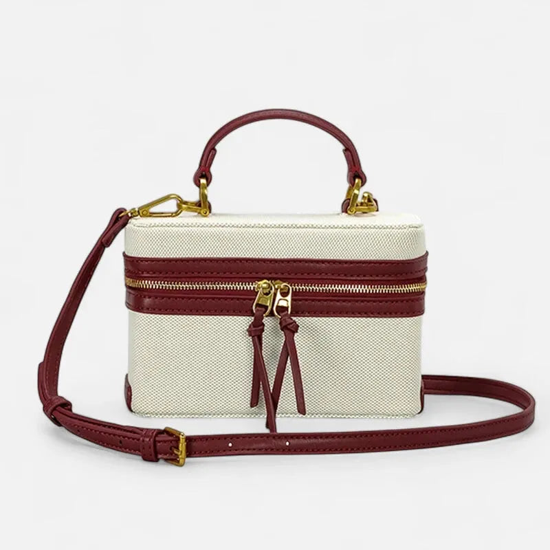 Petit sac à main bandoulière en toile Thaïs