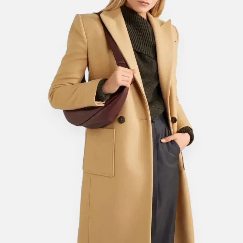 Sac à main banane demi-lune en cuir chic Thérèse