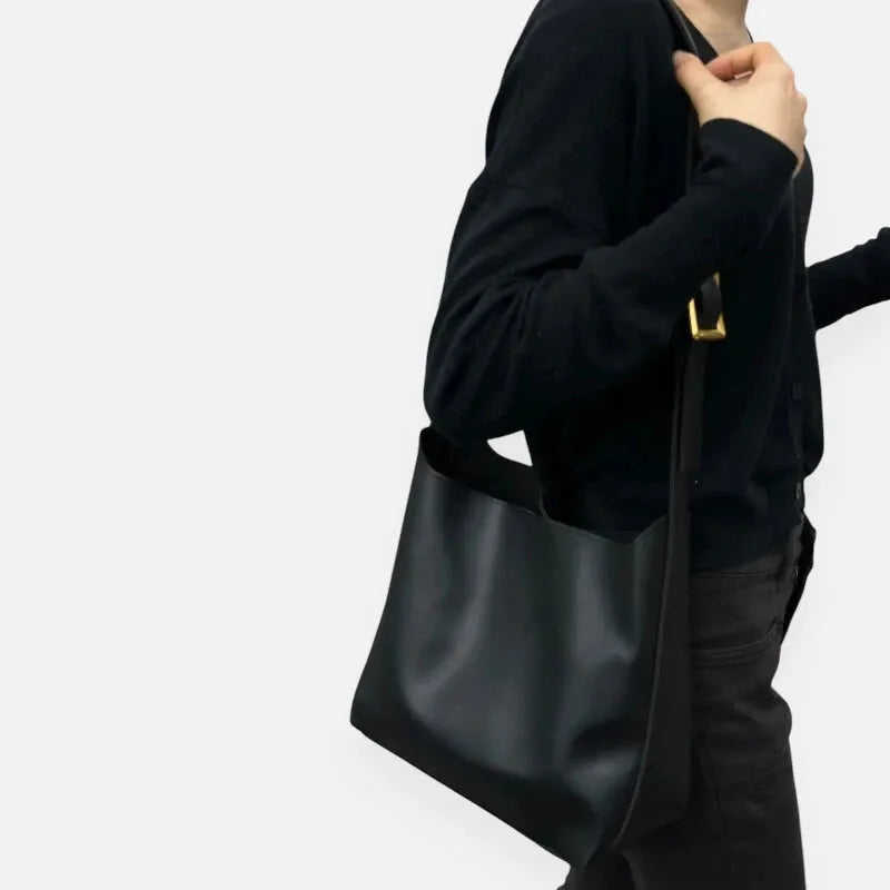 Sac à main bandoulière avec sa pochette assortie Léna