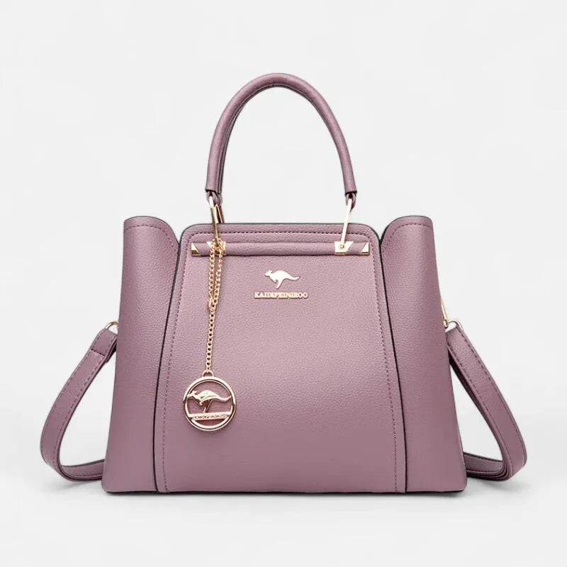 Sac à main bandoulière avec son charms doré Amandine