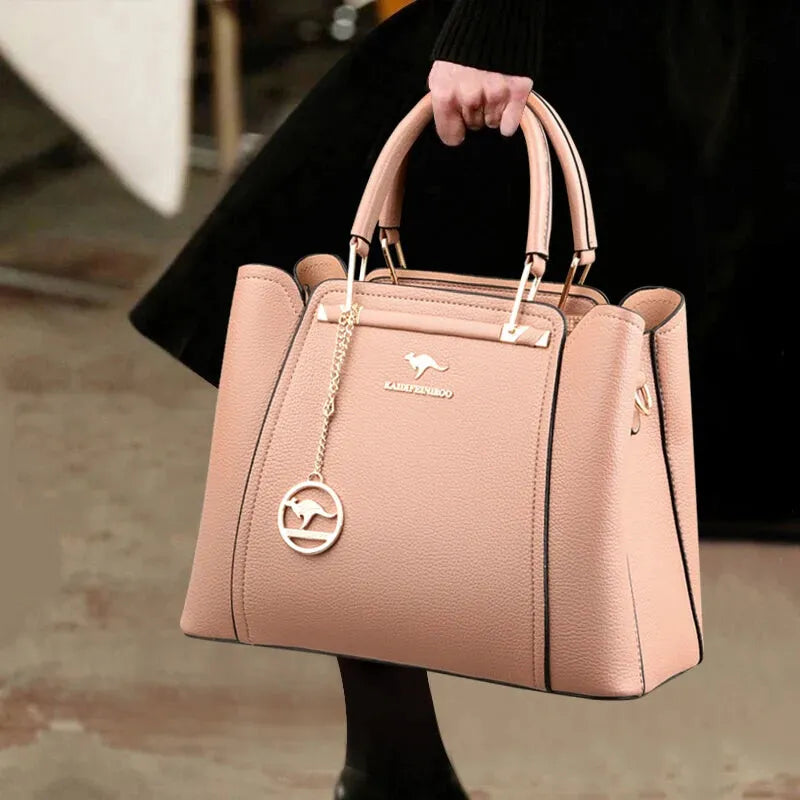 Sac à main bandoulière avec son charms doré Amandine