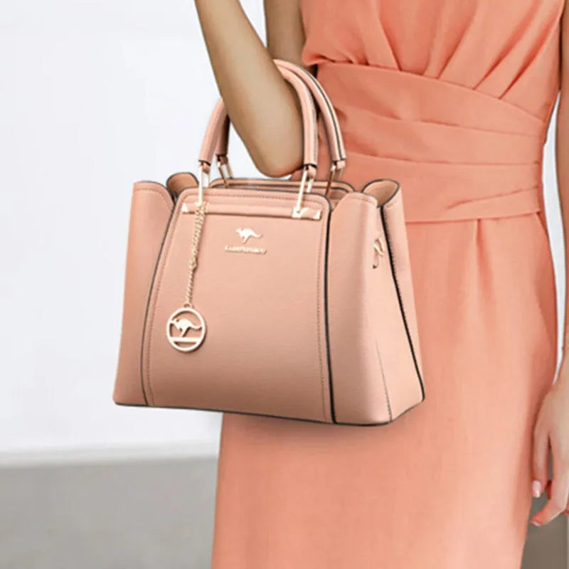 Sac à main bandoulière avec son charms doré Amandine