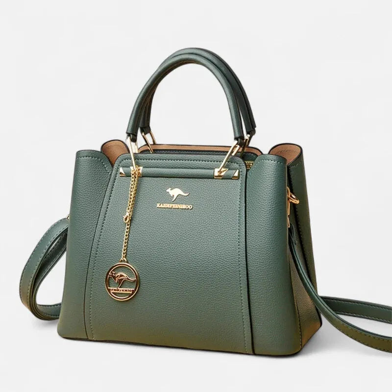 Sac à main bandoulière avec son charms doré Amandine