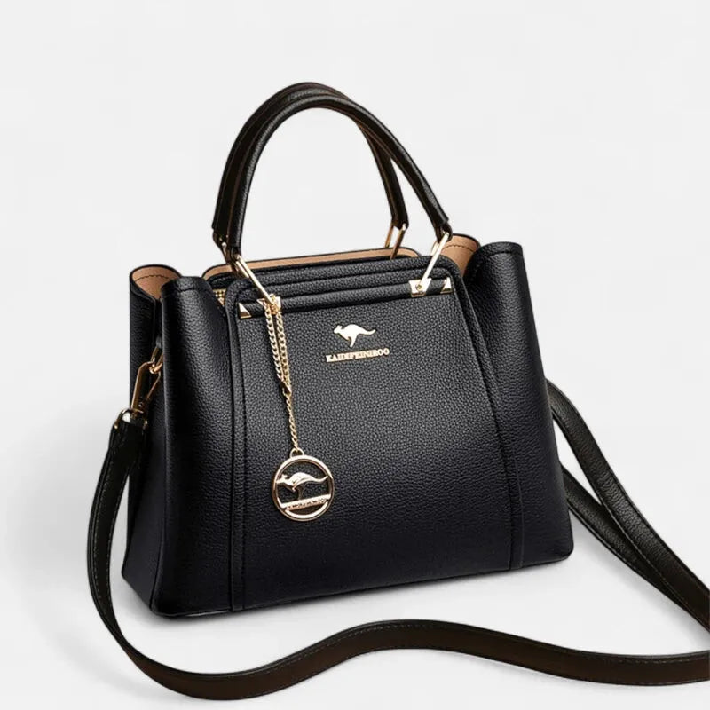 Sac à main bandoulière avec son charms doré Amandine