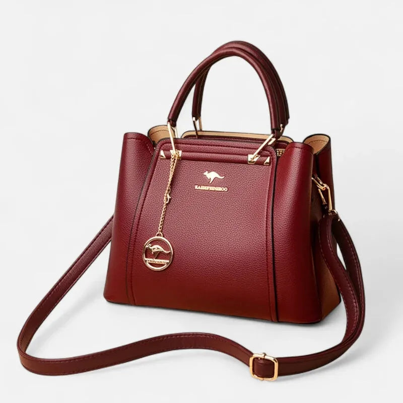 Sac à main bandoulière avec son charms doré Amandine