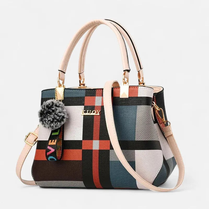 Sac à main bandoulière avec son charms pompon Livia