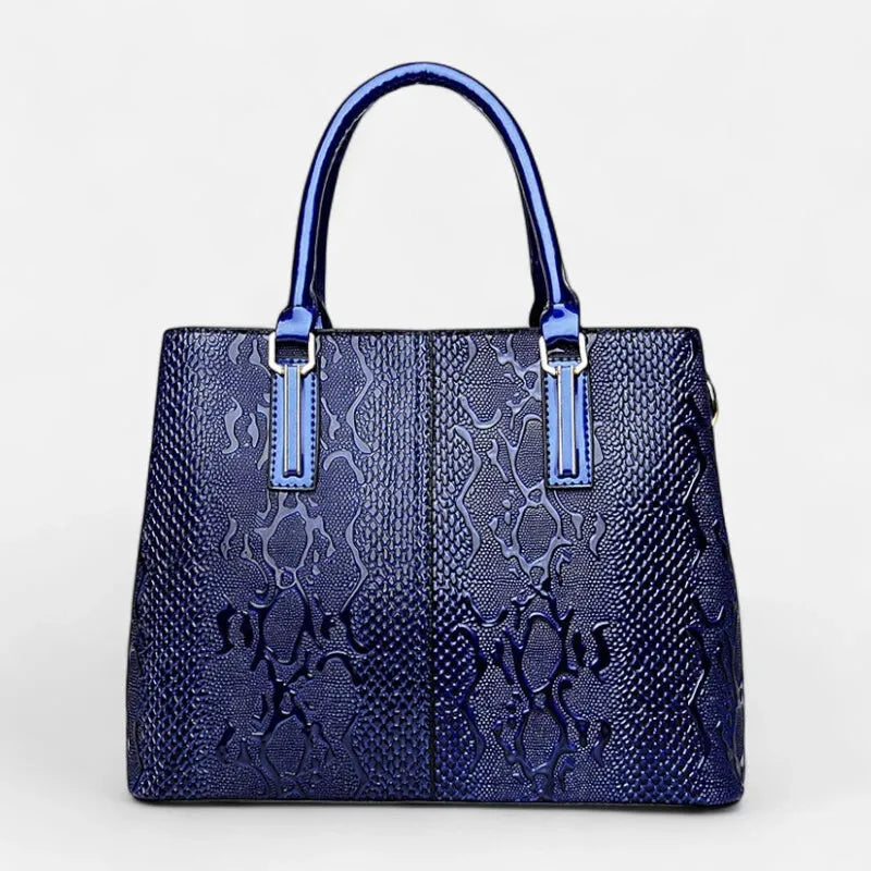 Sac à main bandoulière chic brillant et texturé Clara