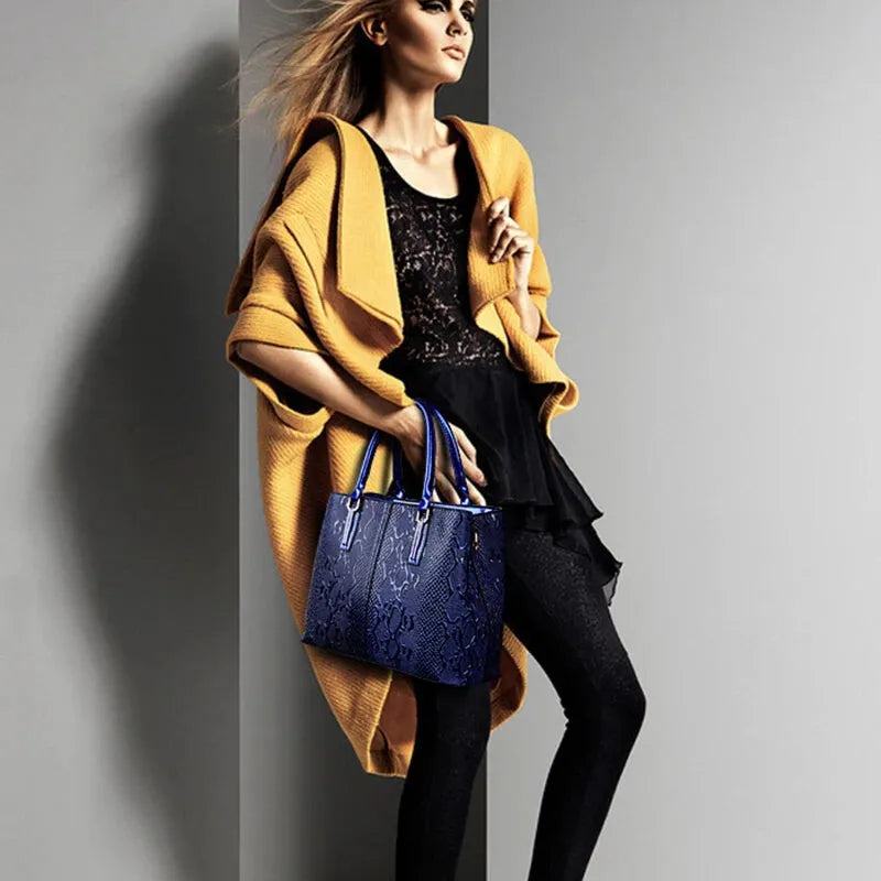 Sac à main bandoulière chic brillant et texturé Clara