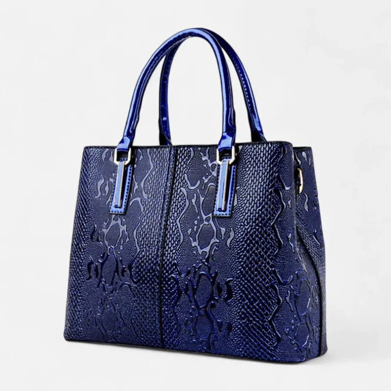 Sac à main bandoulière chic brillant et texturé Clara