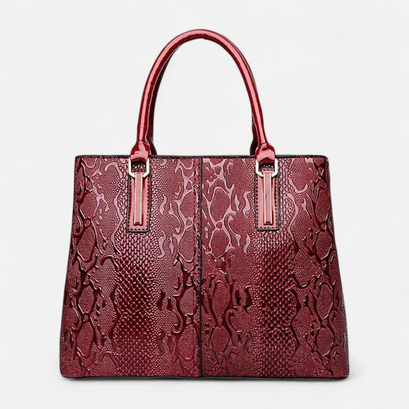 Sac à main bandoulière chic brillant et texturé Clara