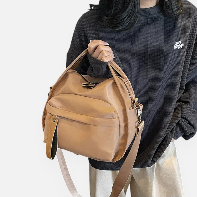 Sac à main bandoulière en nylon léger Léa