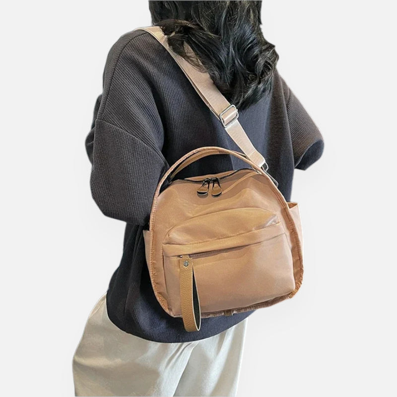 Sac à main bandoulière en nylon léger Léa