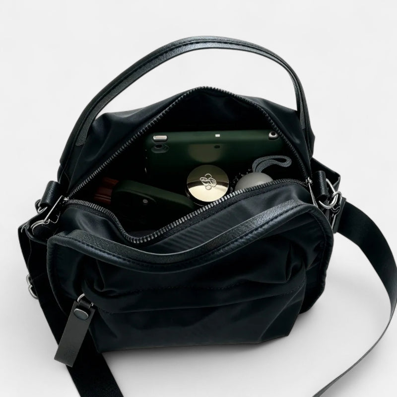 Sac à main bandoulière en nylon léger Léa