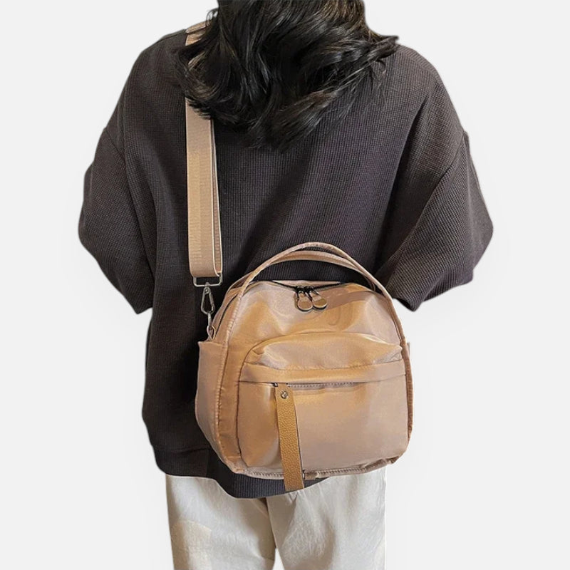 Sac à main bandoulière en nylon léger Léa