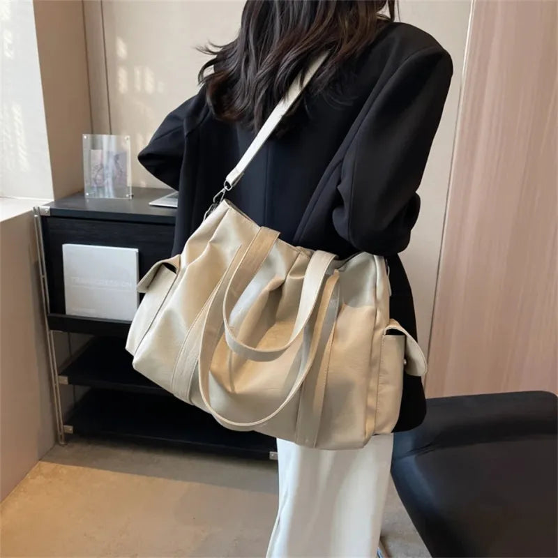 Sac à main bandoulière rétro de cours souple Naïma