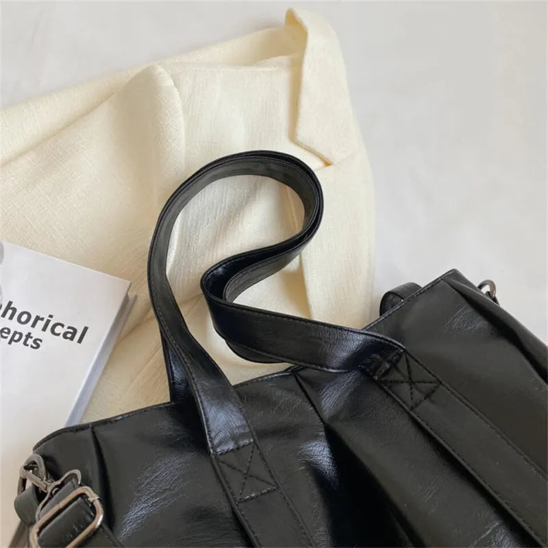 Sac à main bandoulière rétro de cours souple Naïma