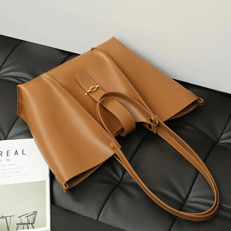 Sac à main cabas chic double porté Anaïs