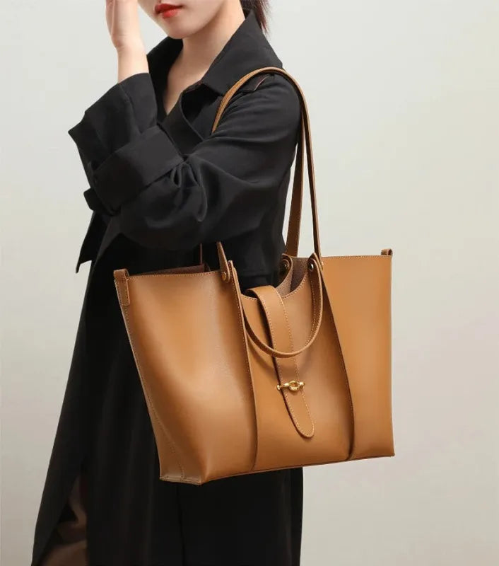 Sac à main cabas chic double porté Anaïs