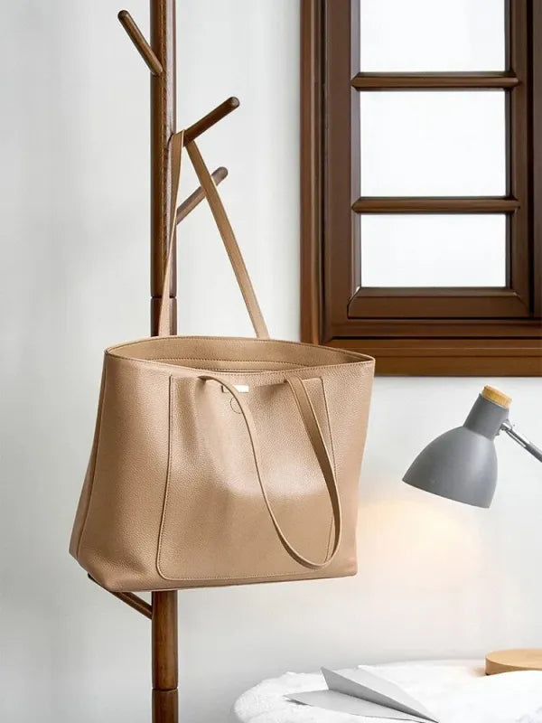 Sac à main cabas grande poches avant et arrière Céleste