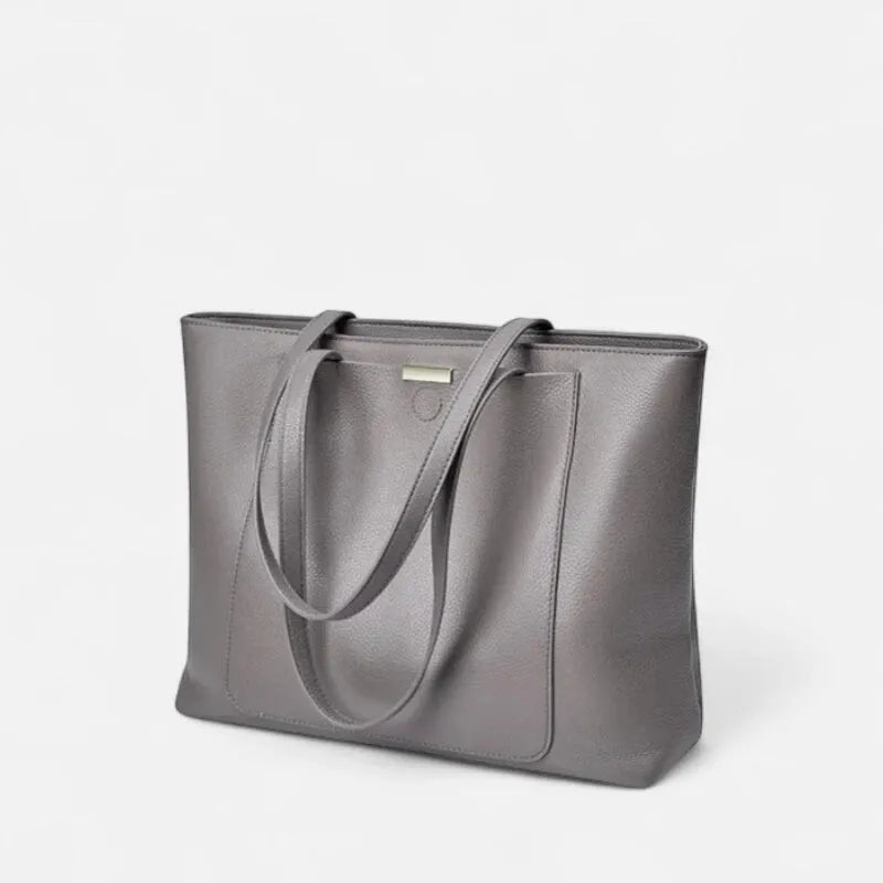 Sac à main cabas grande poches avant et arrière Céleste