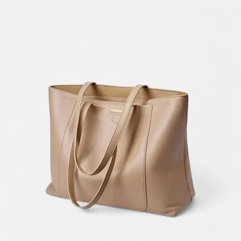 Sac à main cabas grande poches avant et arrière Céleste
