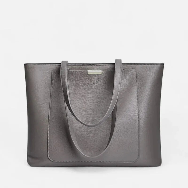 Sac à main cabas grande poches avant et arrière Céleste