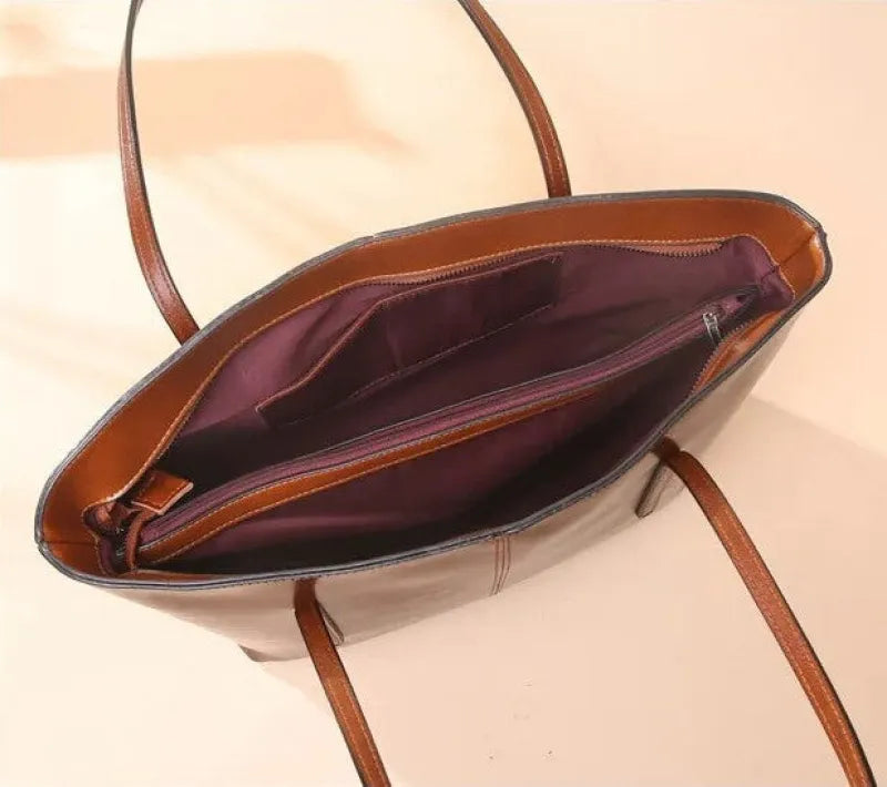 Sac à main cabas vintage Léonie