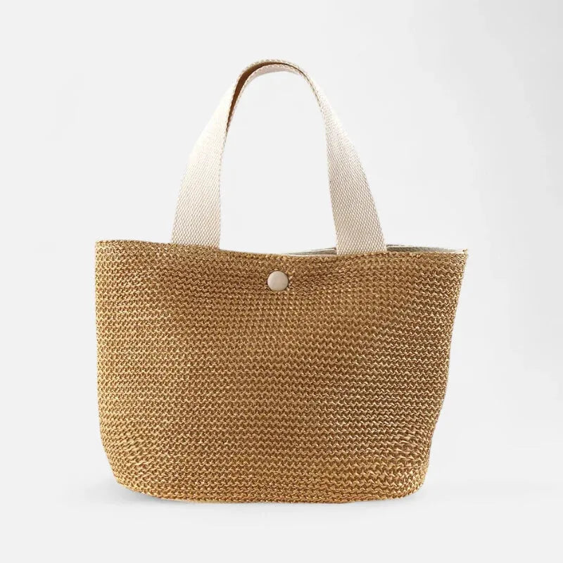 Sac à main en paille tressée Louna