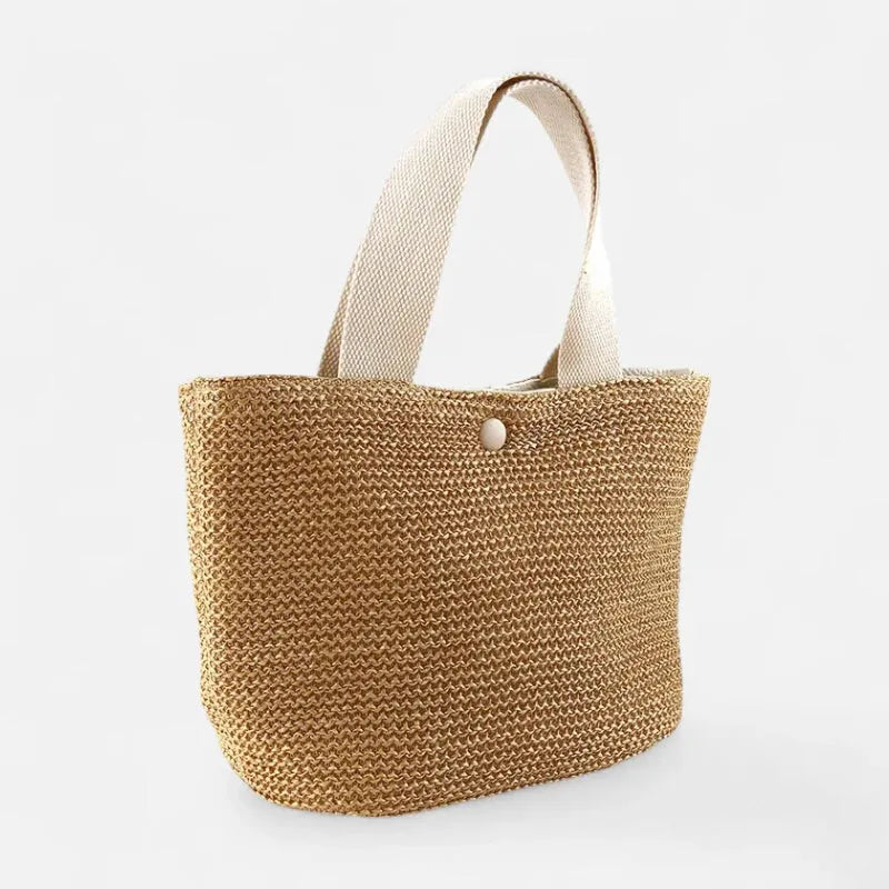 Sac à main en paille tressée Louna