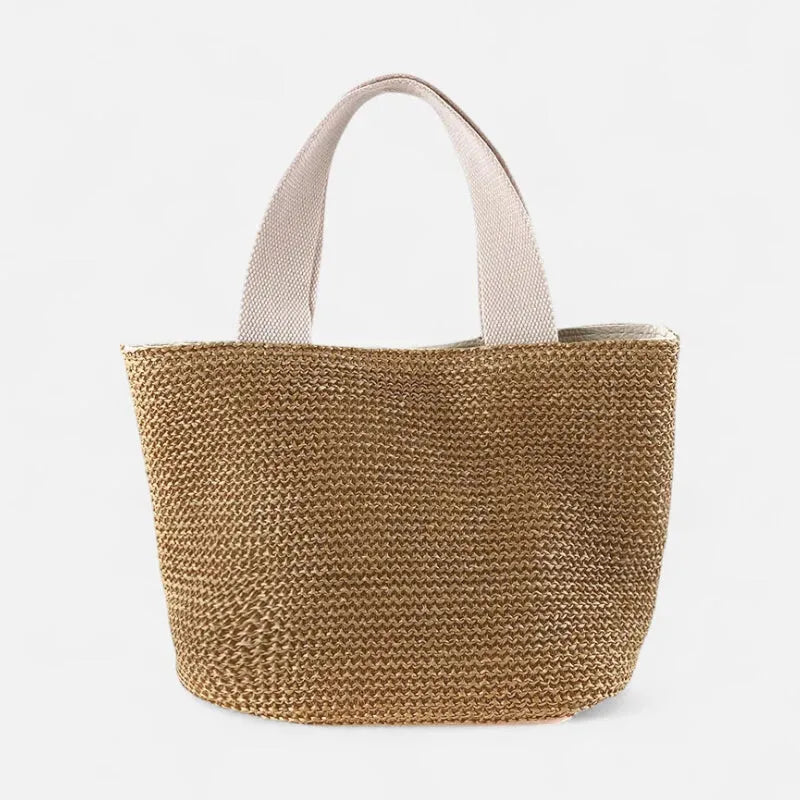 Sac à main en paille tressée Louna