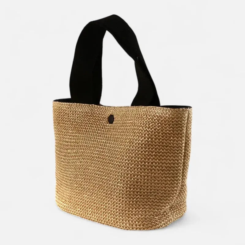 Sac à main en paille tressée Louna