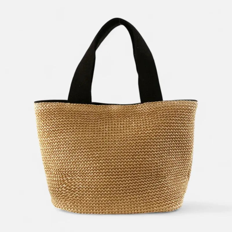 Sac à main en paille tressée Louna