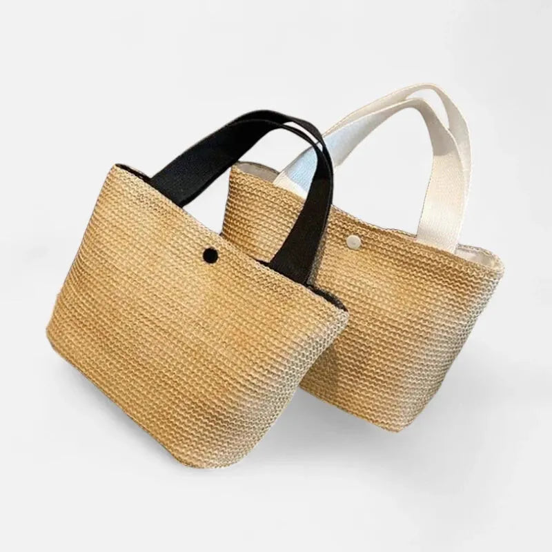 Sac à main en paille tressée Louna