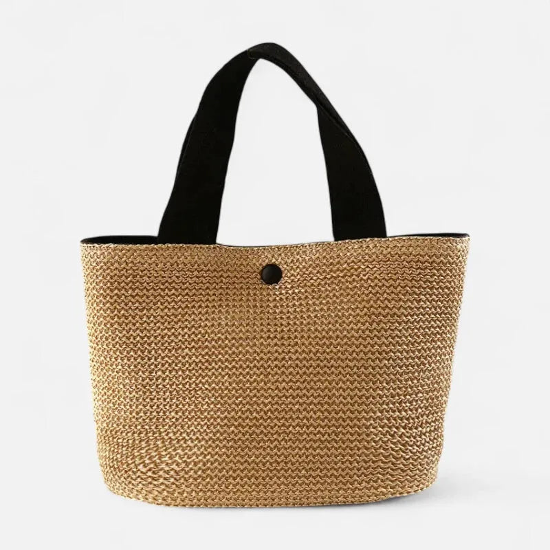 Sac à main en paille tressée Louna