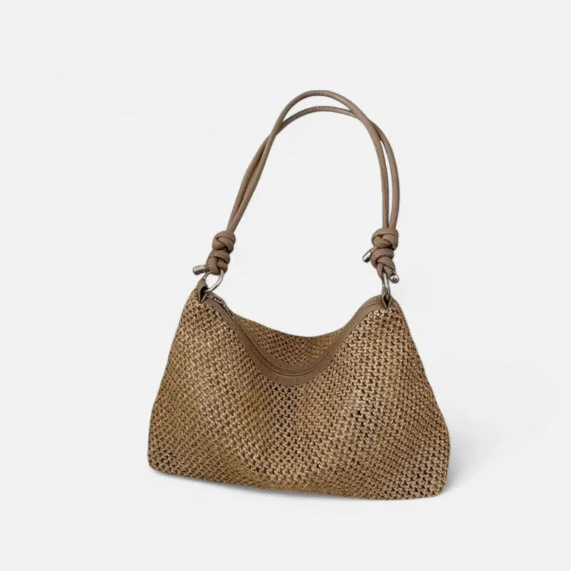 Sac à main hobo en paille Alia