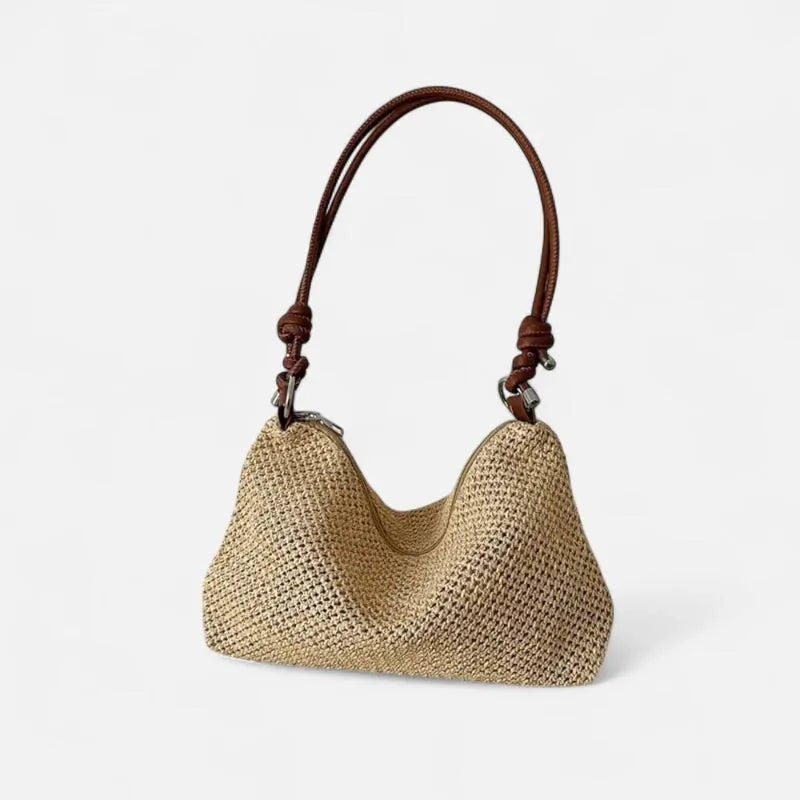 Sac à main hobo en paille Alia