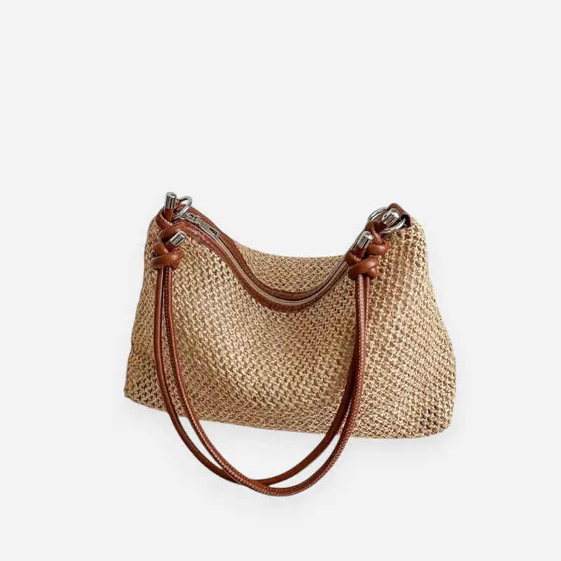 Sac à main hobo en paille Alia