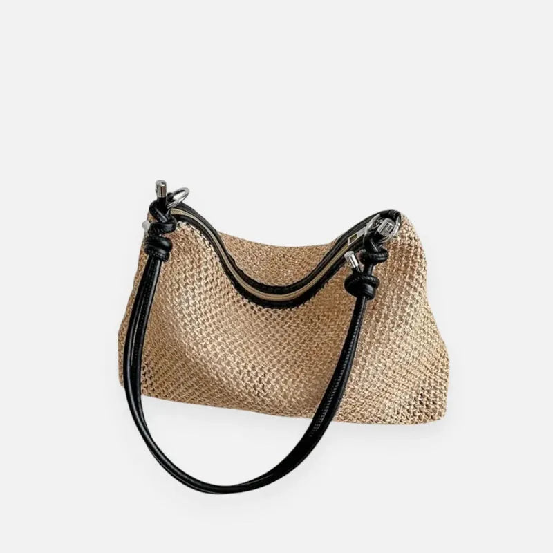 Sac à main hobo en paille Alia