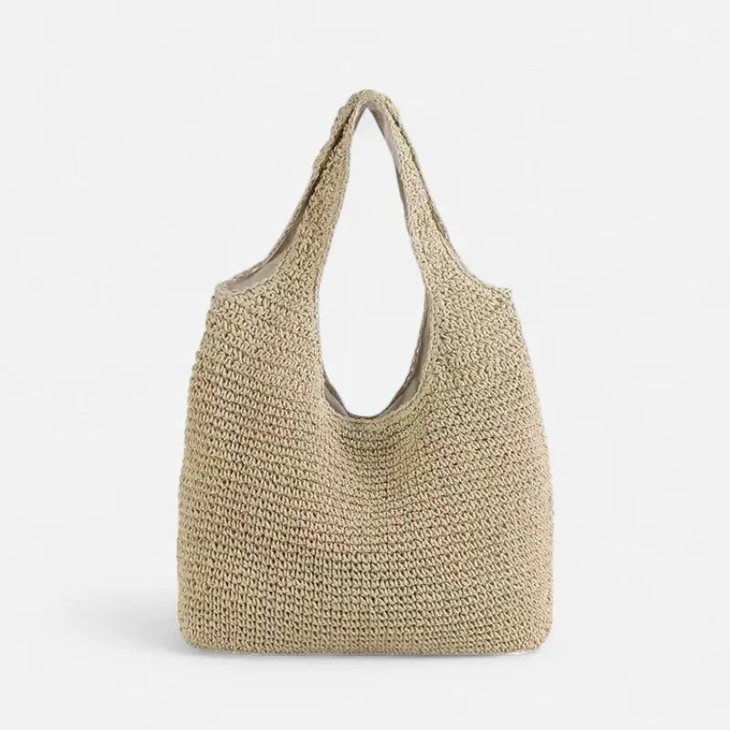 Sac à main hobo en paille Inès