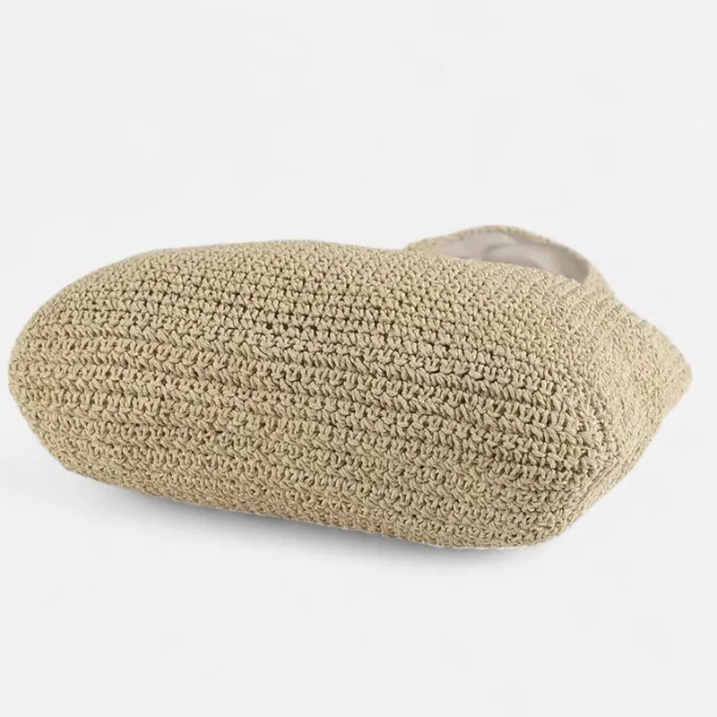 Sac à main hobo en paille Inès