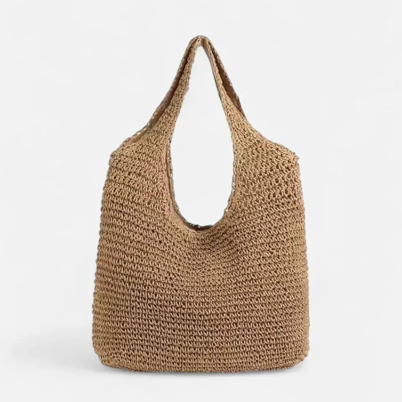 Sac à main hobo en paille Inès