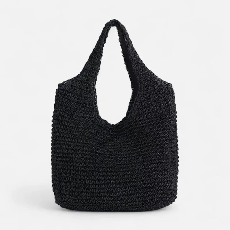 Sac à main hobo en paille Inès