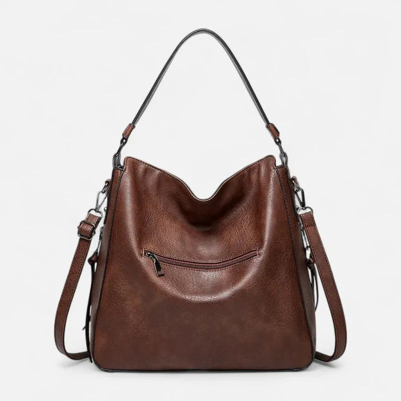 Sac à main hobo multipoches à bandoulière Eléna
