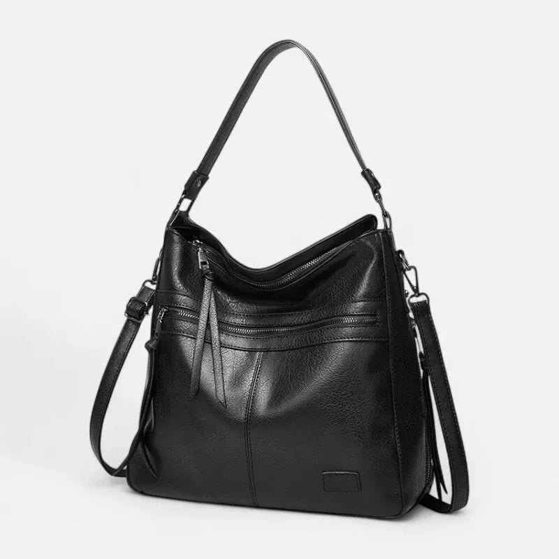 Sac à main hobo multipoches à bandoulière Eléna